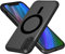 LANDEE Magnetic Case for iPhone Xs Max Compatible with MagSafe Matte Slim Phone Cover Wireless Charging Black
