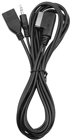 DollaTek Audio MP3-Adapterkabel AUX auf AMI MDI-Adapter für A6L Q5 Q7 A8 S5 A5 A4L A3 VW Volkswagen Tiguan GTI CC Skoda Fabia Octavia -1,5 m