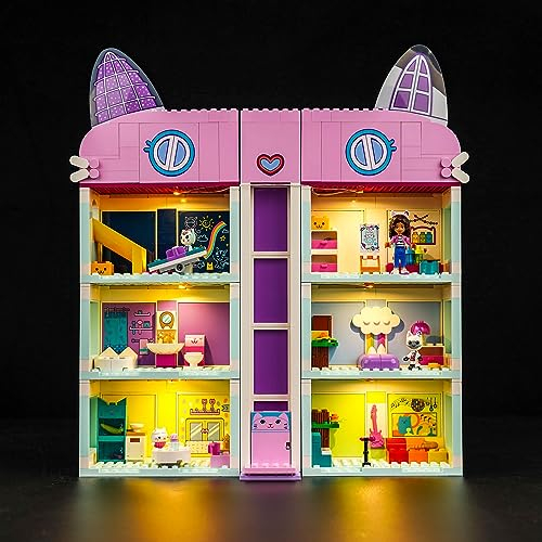 Led Licht Set Kompatibel mit Lego 10788 Gabby's Dollhouse Spielzeug-Set (Kein Lego), Dekorationsbeleuchtungsset Compatible with Lego Gabby's Dollhouse Kreative Spielzeug