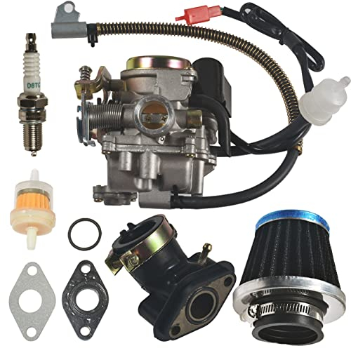 GY6 50cc 4-Takt Hochleistungs-139QMB für 49cc 50cc Scooter Moped PD18J 50cc Moped Ansaugstutzen