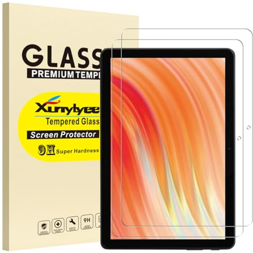 XunyLyee 2 Stück, Panzer Schutz Glas für Fire HD 10/10 Kids/ 10 Kids Pro 10,1 Zoll (Neueste Generation) 2023 Release Schutzfolie Displayschutz