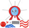 TZQFROCE Desktop Ballonspiel Interaktives Spiel Ballon Brettspiel Spielzeug Brettspiel Interaktives Ballon Spiel Portable Luftballon Spiel für Party