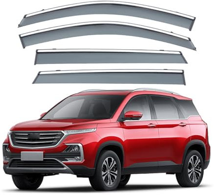 AIMQIAD Kompatibel für Chevrolet Captiva, 4-teiliger Windabweiser für Autofenster, Wetterschutz für Türen, Regenabweiser,2019+