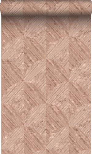 Origin papier peint effet 3D rose terracotta 53 cm x 10.05 m Wallcoverings