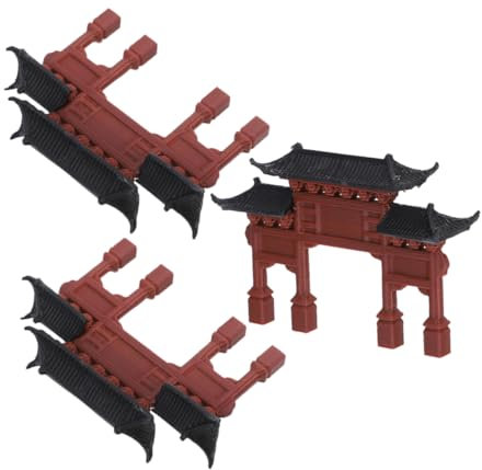 OFFSCH 3St Landschaftsrequisite Garten Accessoires künstliche Pflanzen gartenaccessoires Landschaftsbau gartenfiguren Mikrolandschaft selber Machen Gartenschmuck Simulationsdekor pp Brown