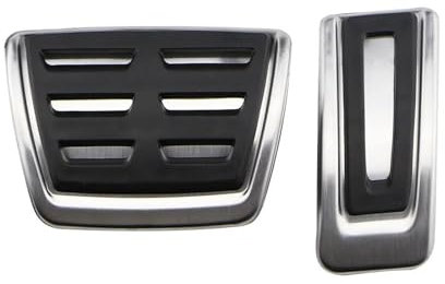 Bremse Pedalkappen Für VW Für Golf VII Für Golf 7 7,5 MK7 Für GTI R 5G BQ BE Van Variante 2012-2021 at MT Autopedale Pedalabdeckung Bremse Fußplatten(at Without Rest)