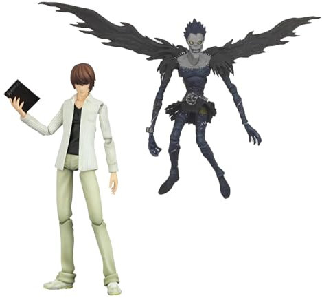 2PCS Light Yagami Figur Statue Ryuk Action Figure Beweglich Anime Charakter Modell Sammlung Desktop Dekoration