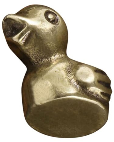 Happyyami Ornamento Di Sculture Di Animali Da Tè Scultura Di Anatra Arredamento Della Camera Delle Anatre Anatra Feng Shui Anatra Per Decorazioni Per La Casa Rame Golden