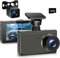 Dash Cam Front and Rear 4K 1440P, WiFi Dash Camera for Cars, Car Camera Dash with 3 IPS Screen,64GB SD Card, Parking Monitor, Night Vision, 160° Wide Angle, WDR, Loop Recording, App Control, G-Sensor