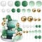 30 Pack Mini Balloon Cake Topper Colorful Green Balls Cake Pick Decorations Mix Size Faux Balls DIY Cake Insert Decorations for Baby Shower Wedding Bridal Shower Birthday Party Cake Decorations