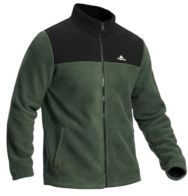 Pioneer Camp Herren Fleecejacke Dicke Full Zip Übergangsjacke Outdoor