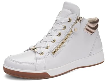 ARA Damen Sneaker Rom Weiss,Sand Gr. 38