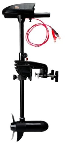 Rhino Motors VX 25 V2 Cobold Elektro Außenbordmotor, 12V, 25 lbs Schubkraft, 290W, 3,6 kg, 60 cm Schaftlänge, 2 Vorwärts-/2 Rückwärtsgänge