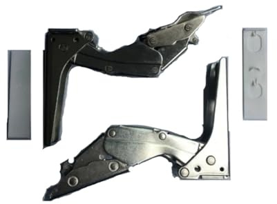 2Pcs Fridge Freezer Hinges Door，Compatible for Sie-Mens，Built-in，Compatible for Bos-ch，Refrigerator Door Hinges