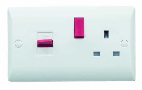 Superswitch SW25 45A Double Pole Cooker Control Unit with 13A Socket