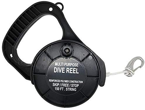 Scuba Wahl Tauchen Mehrzweck-Dive Reel 150 ', schwarz