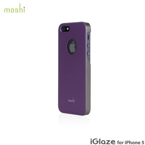 Moshi iGlaze Cover für Apple iPhone 5 lila