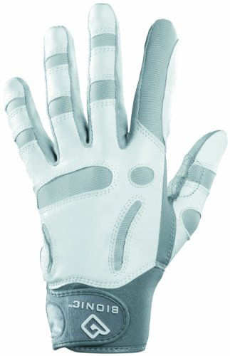 Bionic Herren Golfhandschuh ReliefGrip, für die linke Hand / Rechtshänder, Weiß (White), L