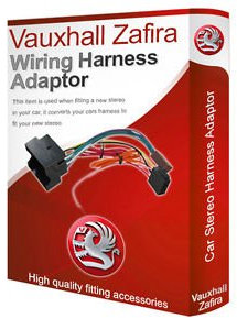 Zafira CD radio stereo wiring harness adapter lead loom ISO converter