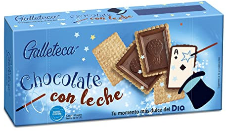 DIA GALLETECA galleta cubierta de chocolate con leche paquete 150 gr