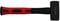 1kg Lump Club TPR Handle Fibreglass Hammer Double Face Sledge Hammer