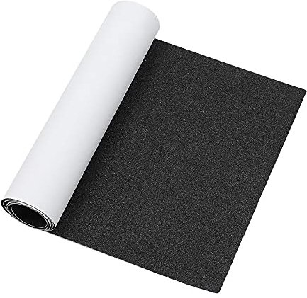 LIOOBO Skateboard Tape Folie wasserdicht schwarz Roller Grip Tape 80x20cm (schwarz)