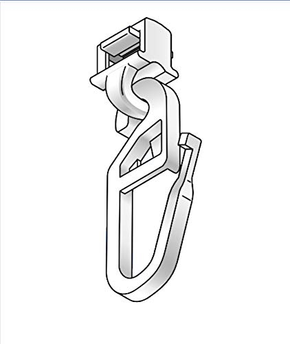 Gardinengleiter Clickgleiter HC 32 für Aluminium Gardinenschiene 6 mm Lauf