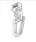 Gardinengleiter Clickgleiter HC 32 für Aluminium Gardinenschiene 6 mm Lauf
