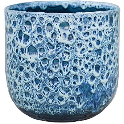 Ivyline Planter, Ceramic, Sapphire, 13 x 13cm