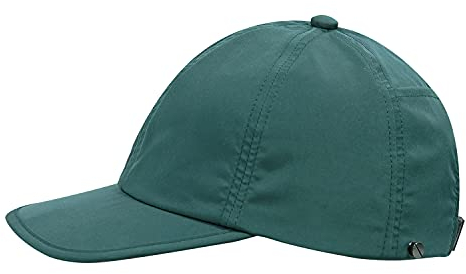 CLAPE Sommer Kappe Herren Damen Flat Brim Basecap Quick Dry Baseball Cap Wasserdicht Laufmütze UV Schutz Schildkappe Fitted Kappe Snapback Cap Green GD49