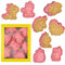 8 Piece Unicorn Cookie Cutter Set With Plunger Stamps - Unicorn Head Embossing Stamps For Biscuit Fondant Cheese Baking