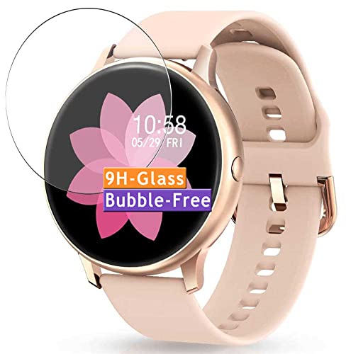Vaxson 3 Stück 9H Panzer Schutz Glas kompatibel mit YAMAY sw022 1.28 Smartwatch Smart Watch Schutzfolie Display schutz folie Panzerfolie SchutzGlas folien PanzerGlas Neue