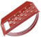 PAROTEC, Laufrost 25cm x 15cm, Rot, Dachtritt, Steigtritt Kaminpodest Laufgitter, Gitterrost, Einzeltirtt