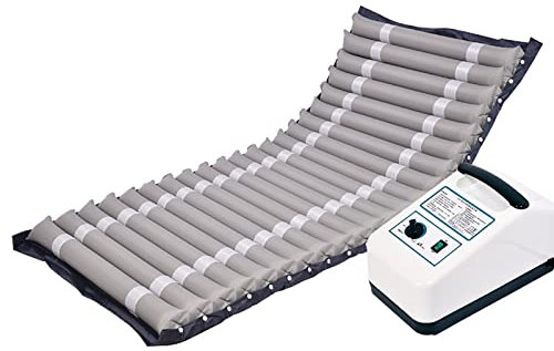 ZZBB Materasso Ad Aria Compressa a Pressione Alternata Materassino Antidecubito con Tappetino Gonfiabile e Sistema a Pompa Elettrica
