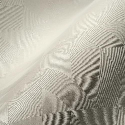 A.S. Création Architects Paper 3D Tapete Weiß Geoemtrisch 375611 Vliestapete Leicht Glitzer Glanz-Effekt 10,05x0,53m Made in Germany