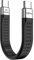 Rixmie Cable USB-C corto [5 pulgadas], carga rápida PD de 100 W, transferencia de datos de 20 Gbps, cable corto USB C a USB C 2025, Thunderbolt 3 para MacBook, Android Auto, SSD externo y más