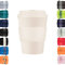 Ecoffee Cup 12oz 350ml Reusable Eco-Friendly 100% Plant Based Coffee Cup with Silicone Lid & Sleeve - Melamine Free & Biodegradable Dishwasher/Microwave Safe Travel Mug, Waicara