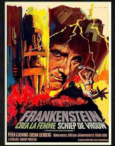 Print 1 frankenstein created woman hammer films horror movie poster