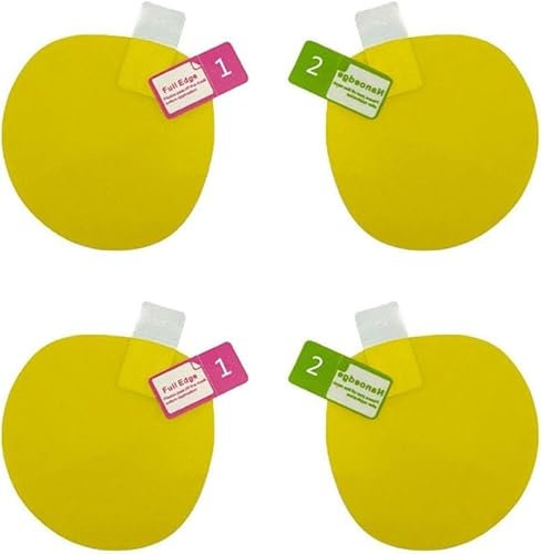 4Pcs Yellow VR Lens Film for Meta Quest 3VR Lens Cover Protector for Quest 3 Accessories Lens Protector Protective Lens Cover Anti-Scratch VR Headset Helmet Lens for Standalone VirtualReality Headsets