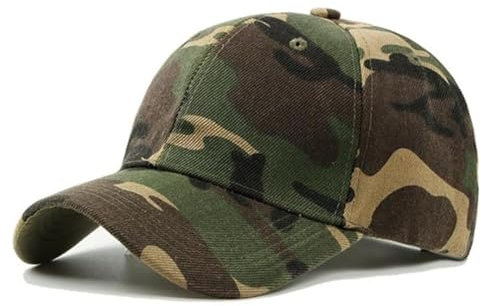 ZHjuju Baseballkappen,Baseball Cap Camouflage Hut Unisex Baseballmütze Herrenmode Dünnschliff Atmungsaktiv Strand Sonnenhut Kappe Hut Cap Baseballkappe