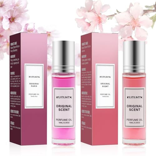 WAWJ® Parfum für Damen, 2 Stück Pheromone Perfume, Roll-On Blumig Pheromon Parfüm, Parfüm Damen Tragbarer Duft Frauen, Lang Anhaltenden Duft (10ML)