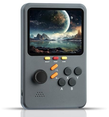 WeLohas Q2 Retro Handheld Gaming Console,10 Classic Emulator,Electronic 3D Game Consoles,10000+ Video Games Preloaded,64GB TF Card,3.0 HD Screen,Rechargeable & Portable,Gifts for Kids,Teens Adults