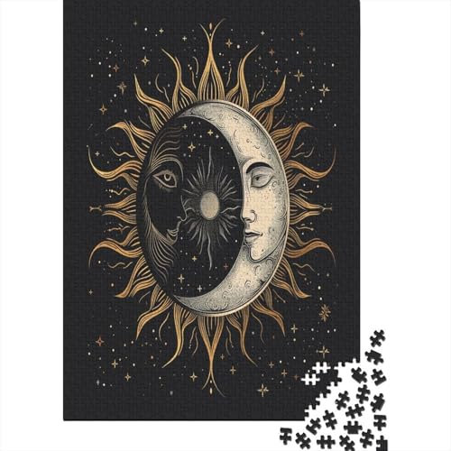 Sonnentotem 1000 Stück Puzzles Für Erwachsene Teenager Stress Abbauen Familien-Puzzlespiel 1000-teiliges Puzzle Kinder Lernspiel Spielzeug Geschenk Puzzel 1000pcs (75x50cm)