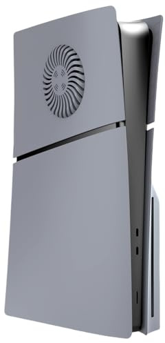 LYEAA ABS Hard Shell Faceplate con sfiato di raffreddamento per PS5 Slim Disc/Digital Console per SLIM caso di sostituzione, Versione Drive, Adatto per PS SLIM guscio di ricambio Case