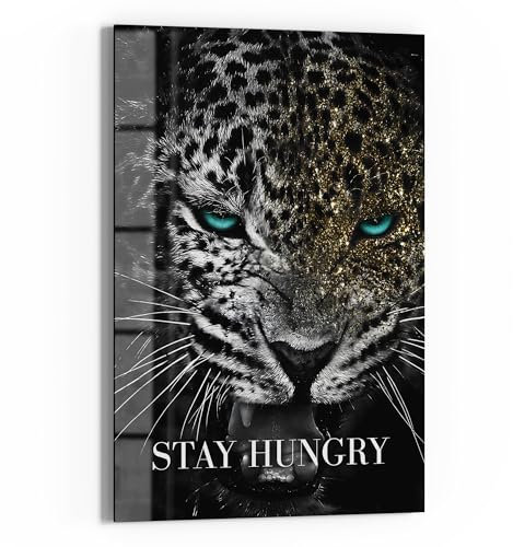 DEQOART Glas-Magnettafel | 60x90 cm cm groß | Motiv Drang nach Erfolg | Memo-Board aus Glas | Magnetboard inkl. Magnete, Stift & Tuch für Küche & Büro | Tafel magnetisch & beschreibbar