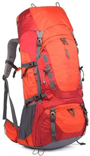 OUYUE Trekkingrucksack Rucksäcke Wanderrucksack Für Männer Und Frauen, Reiß- Und Wasserfest, Ideal Für Camping Reiserucksack Campingrucksack(B)