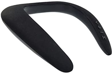 DOITOOL Wireless Wireless Technology Neckband Speaker with U-shape Stereo Sound, Hands-free Mic, Portable Hanging Neck Speaker for Sports and Travel, Black, Dc5.00v Compatible