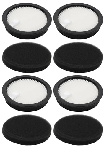 Ollanoos 8 Stück HEPA-Filter, Ersatz für Laresar Elite 3 Akku-Staubsauger, Enthält 4 Filter, 4 Schwämme