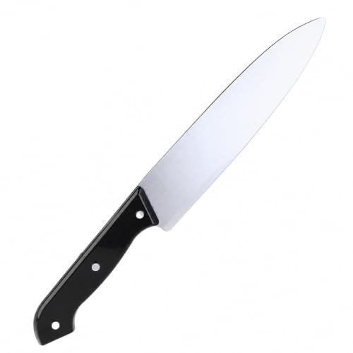 Molain Halloween Fake Knife Prop, 12inches Pretend Cosplay Fake Knifes | Bloody Fake Knife, Halloween Fancy Dress Accessory Prop Knife, Halloween Classic Horror Props Kills Butcher Knife Prop