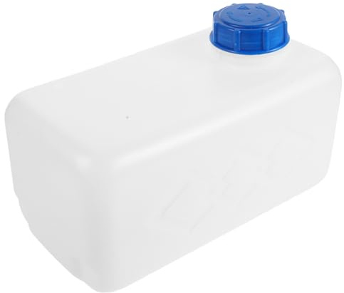 Garneck L Plastic Diesel Heater Fuel Tank with Leakproof Design and Sealed Cap, Auxiliary Parking Heater Tank for Rv and Vehicle Use, Metal Fuel Outlet for Secure Storage and Extended
